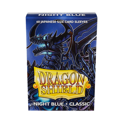 Dragon Shield - Classic Sleeves - Japanese Size - 60pk - Night Blue - The Card Vault
