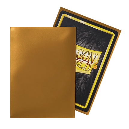 Dragon Shield - Classic Sleeves - Standard Size - 100pk - Gold - The Card Vault