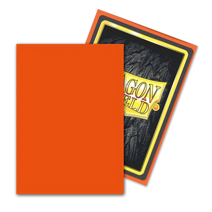 Dragon Shield - Classic Sleeves - Standard Size - 100pk - Tangerine - The Card Vault
