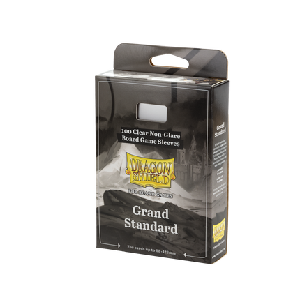 Dragon Shield - Clear/Non-Glare Board Game Sleeves - Grand Standard - 100pk - product hero