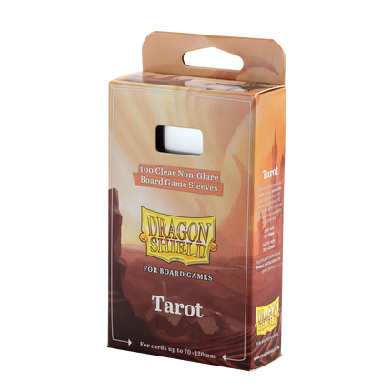 Dragon Shield - Clear/Non-Glare Board Game Sleeves - Tarot - 100pk - product hero