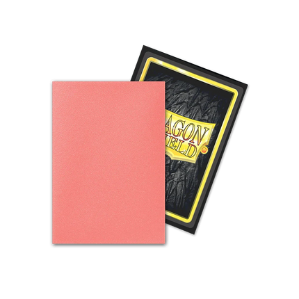 Dragon Shield - Dual Matte Sleeves - Japanese Size - 60pk - Peach - The Card Vault