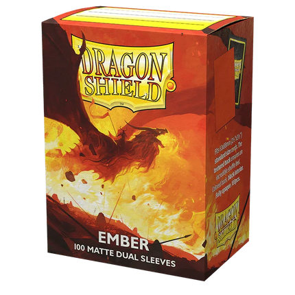 Dragon Shield - Dual Matte Sleeves - Standard Size - 100pk - Ember - The Card Vault