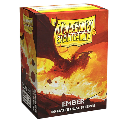Dragon Shield - Dual Matte Sleeves - Standard Size - 100pk - Ember - The Card Vault