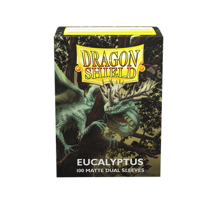 Dragon Shield - Dual Matte Sleeves - Standard Size - 100pk - Eucalyptus - The Card Vault