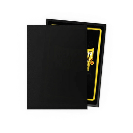 Dragon Shield - Dual Matte Sleeves - Standard Size - 100pk - Non-Glare Black - The Card Vault