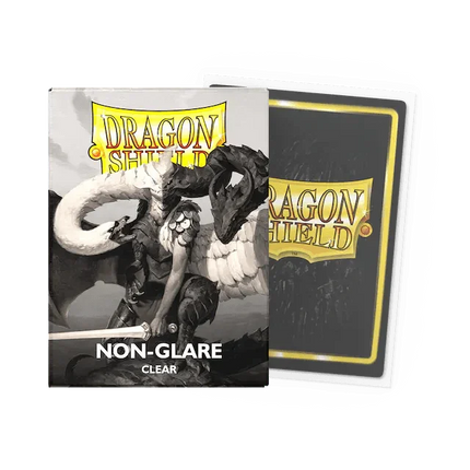Dragon Shield - Dual Matte Sleeves - Standard Size - 100pk - Non-Glare Clear - The Card Vault