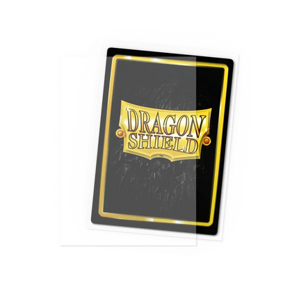 Dragon Shield - Dual Matte Sleeves - Standard Size - 100pk - Non-Glare Clear - The Card Vault