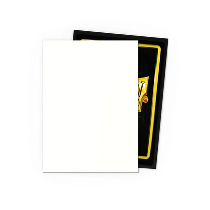 Dragon Shield - Dual Matte Sleeves - Standard Size - 100pk - Snow - The Card Vault