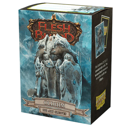 Dragon Shield - Flesh and Blood - Oldhim - Brushed Art Sleeves - Standard Size - 100pk - The Card Vault