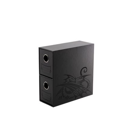 Dragon Shield - Fortress - 2-Card Drawers Vertical - Black - product hero