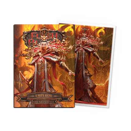 Dragon Shield - Matte Art - Flesh and Blood - Standard Size - 100pk - Emperor - The Card Vault