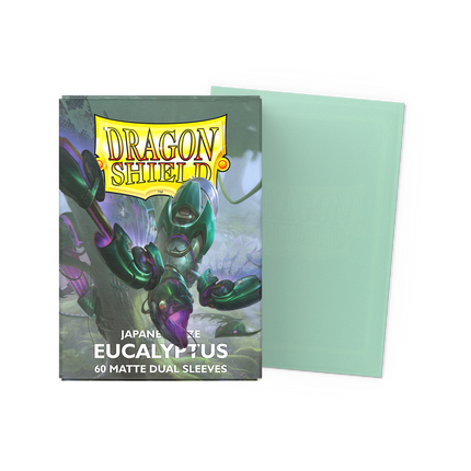 Dragon Shield - Matte Dual Sleeves - Japanese Size - 60pk - Eucalyptus - product hero