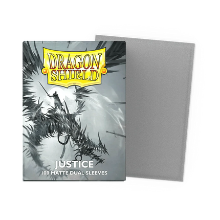 Dragon Shield - Matte Dual Sleeves - Standard Size - 100pk - Justice - The Card Vault