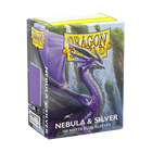 Dragon Shield - Matte Dual Sleeves - Standard Size - 100pk - Nebula & Silver - product hero