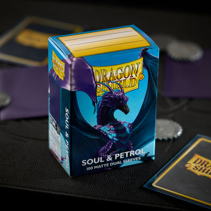 Dragon Shield - Matte Dual Sleeves - Standard Size - 100pk - Soul & Petrol - product detail