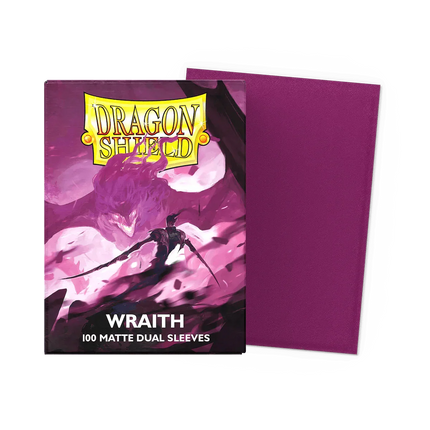 Dragon Shield - Matte Dual Sleeves - Standard Size - 100pk - Wraith - The Card Vault
