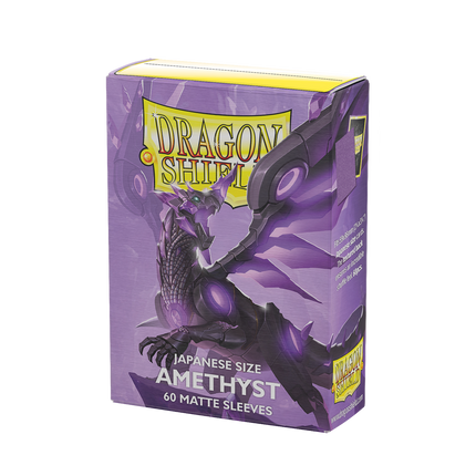 Dragon Shield - Matte Sleeves - Japanese Size - 60pk - Amethyst - product hero