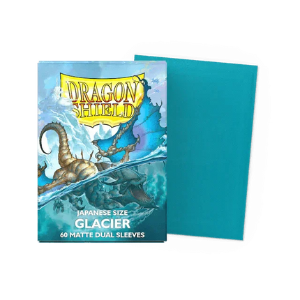 Dragon Shield - Matte Sleeves - Japanese Size - 60pk - Glacier Miniom - The Card Vault