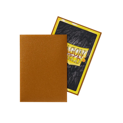 Dragon Shield - Matte Sleeves - Japanese Size - 60pk - Gold - The Card Vault