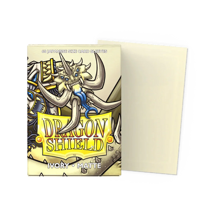 Dragon Shield - Matte Sleeves - Japanese Size - 60pk - Ivory - The Card Vault