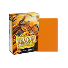 Dragon Shield - Matte Sleeves - Japanese Size - 60pk - Orange - The Card Vault