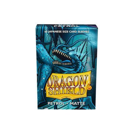 Dragon Shield - Matte Sleeves - Japanese Size - 60pk - Petrol - The Card Vault