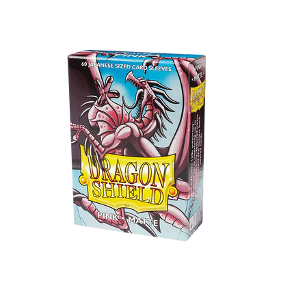 Dragon Shield - Matte Sleeves - Japanese Size - 60pk - Pink - The Card Vault