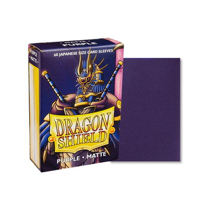 Dragon Shield - Matte Sleeves - Japanese Size - 60pk - Purple - The Card Vault