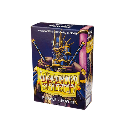 Dragon Shield - Matte Sleeves - Japanese Size - 60pk - Purple - The Card Vault