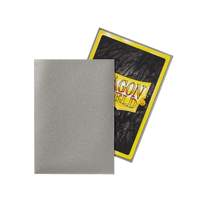 Dragon Shield - Matte Sleeves - Japanese Size - 60pk - Silver - The Card Vault