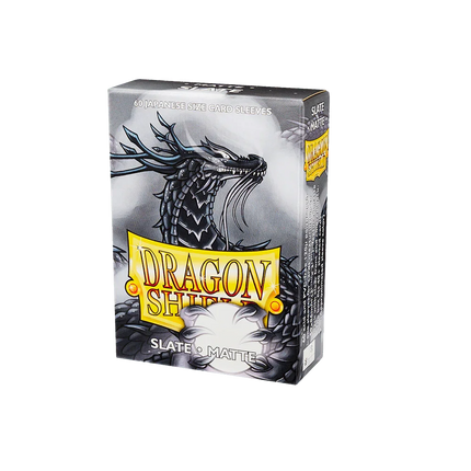 Dragon Shield - Matte Sleeves - Japanese Size - 60pk - Slate - The Card Vault