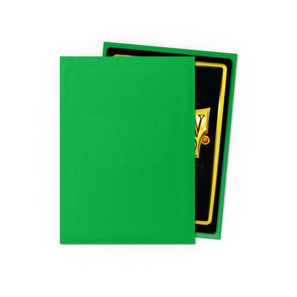 Dragon Shield - Matte Sleeves - Standard Size - 100pk - Apple Green - The Card Vault
