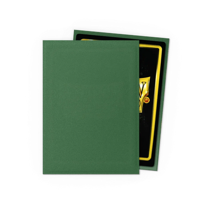 Dragon Shield - Matte Sleeves - Standard Size - 100pk - Forest Green - The Card Vault