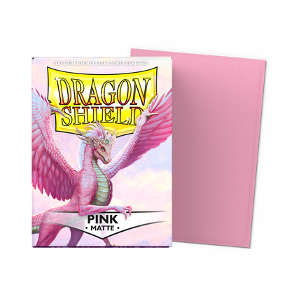Dragon Shield - Matte Sleeves - Standard Size - 100pk - Pink - product hero