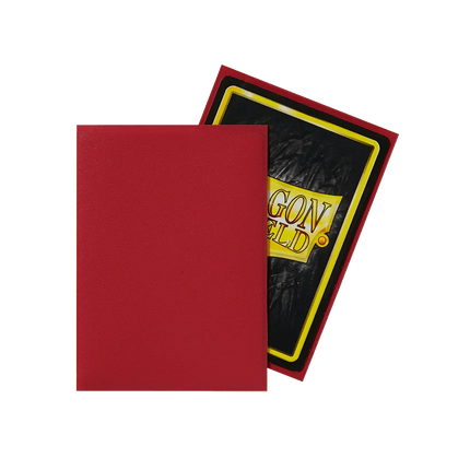 Dragon Shield - Matte Sleeves - Standard Size - 100pk - Red - The Card Vault