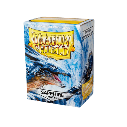 Dragon Shield - Matte Sleeves - Standard Size - 100pk - Sapphire - The Card Vault