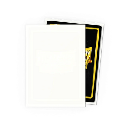 Dragon Shield - Matte Sleeves - Standard Size - 100pk - White - The Card Vault
