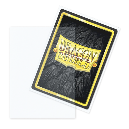 Dragon Shield - Outer Sleeves - Standard Size - 100pk - Clear (Matte) - The Card Vault