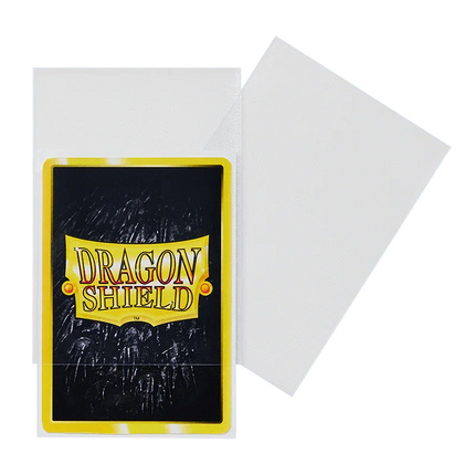 Dragon Shield - Perfect Fit Sleeves - Outer Sleeves - Japanese Size - 60pk - Clear (Matte) - The Card Vault