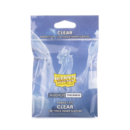 Dragon Shield - Perfect Fit Thick Inner Sleeves - Standard Size - 100pk - Clear - product hero