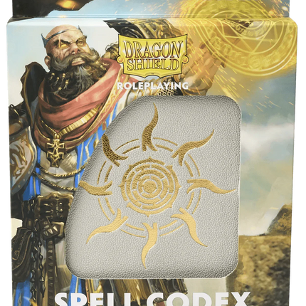 Dragon Shield - Spell Codex - Ashen White - The Card Vault