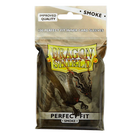 Dragon Shield - Toploading Perfect Fit Sleeves - Standard Size - 100pk - Smoke - The Card Vault