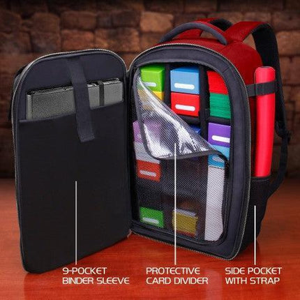 Enhance - TCG - Trading Card Backpack Collector's Edition - Red - The Card Vault