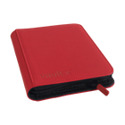 Vault X - 4-Pocket Exo-Tec® Zip Binder - Red