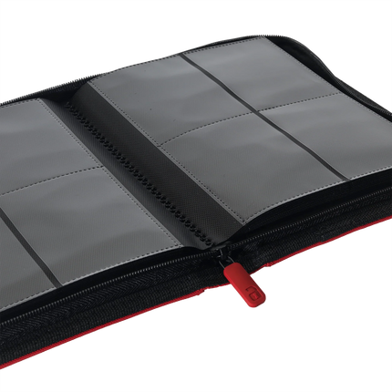 Vault X - 4-Pocket Exo-Tec® Zip Binder - Red