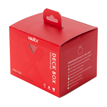 Vault X - Exo-Tec® Sideloading Deck Box 100+ - Red