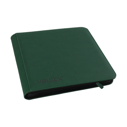 Vault X - 12-Pocket Exo-Tec® Zip Binder - Green