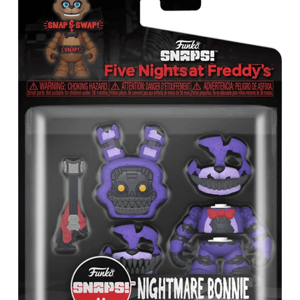 Funko - Five Nights at Freddy's - Snaps Nightmare Bonnie Action Figure - The Card Vault