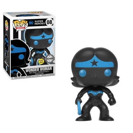 Funko Pop! Vinyl - DC Super Heroes - Wonder Woman Silhouette (GITD) - #08 - The Card Vault
